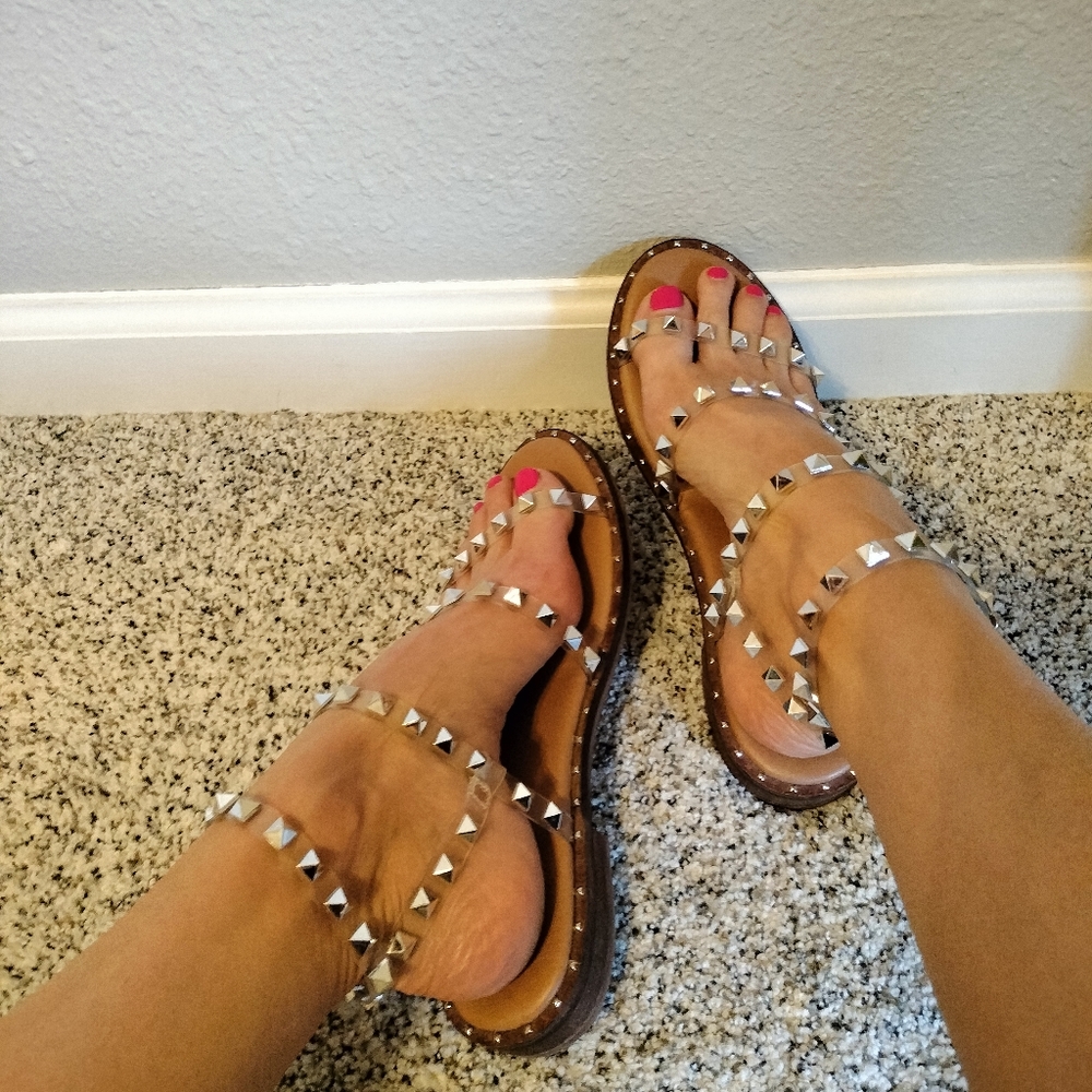Steve Madden studded sandals